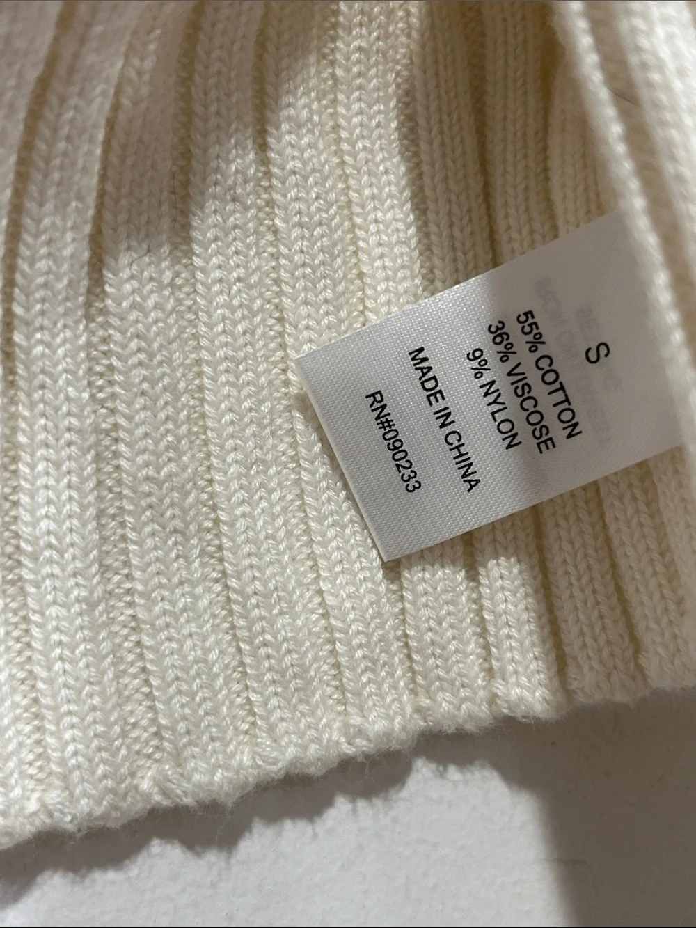 Kendall & Kylie Cream Ribbed Cropped Bolero Cardigan Sweater Small women’s top